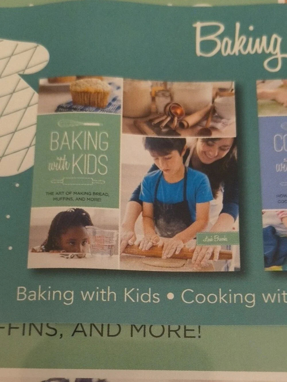 Baking with Kids 3 Book Set By Leah Brooks Paperback NWT-Sealed
